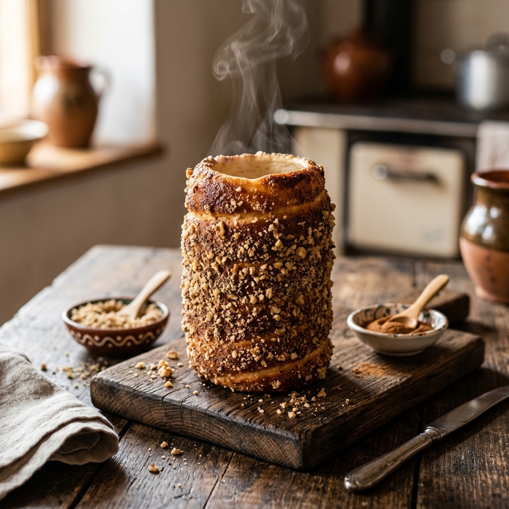 Kürtőskalács (Pastel Chimenea)