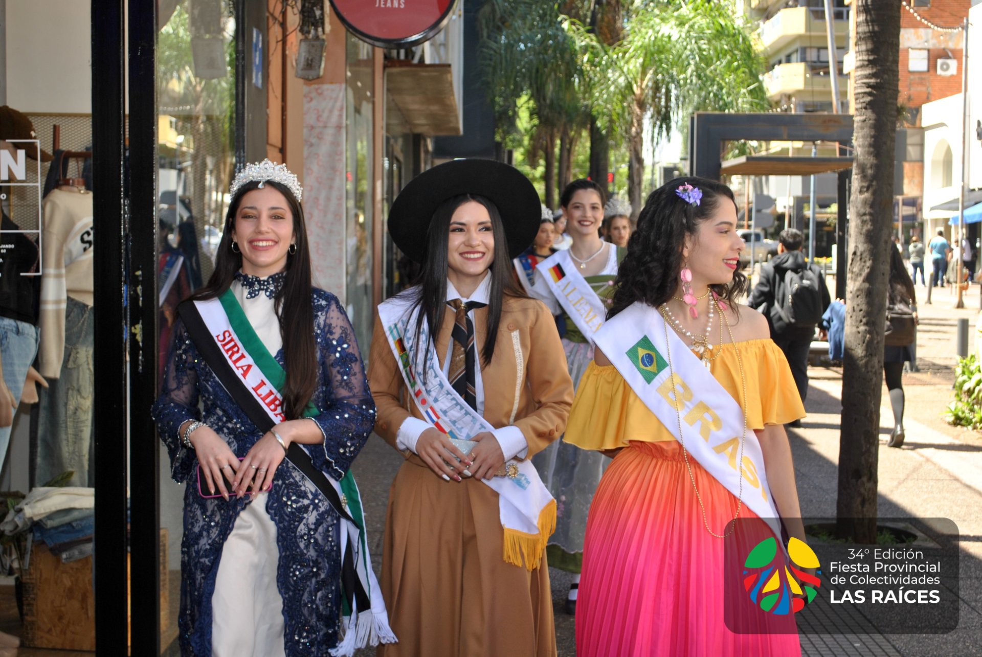 Presentación oficial de la 34° Fiesta Provincial de Colectividades Las Raíces y sus nueve candidatas a reina
